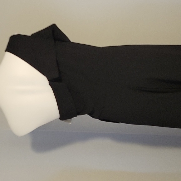 Gorgeous One-Shoulder Dressy Black Jumpsuit - Picture 6 of 7